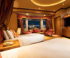 Hotel Lisboa Macau: Camera doppia con torre