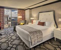 Paris Resort Casino: Camera da letto King Borgogna