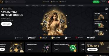 50 freespins for signing up at Lex Casino: Casinò LEX
