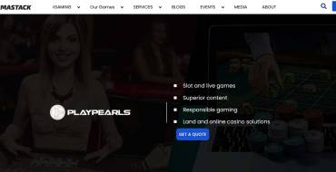 PlayPearls: Pagina PlayPearls sul sito web di GammaStack