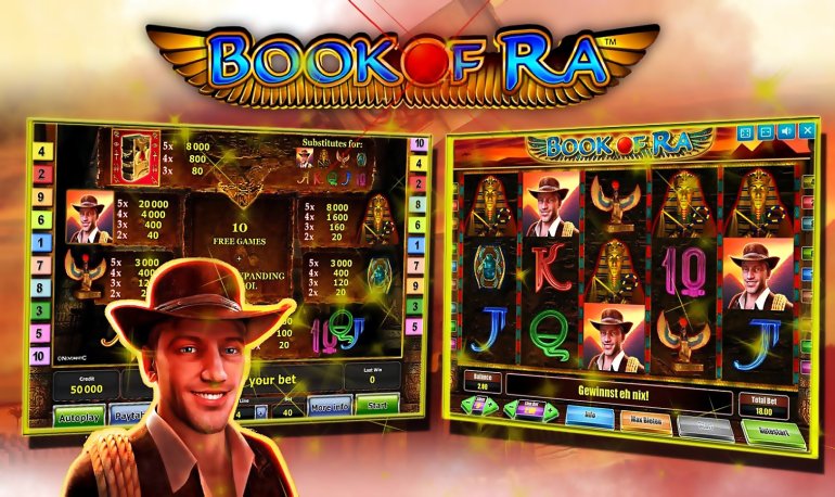 Slot machine libro di RA