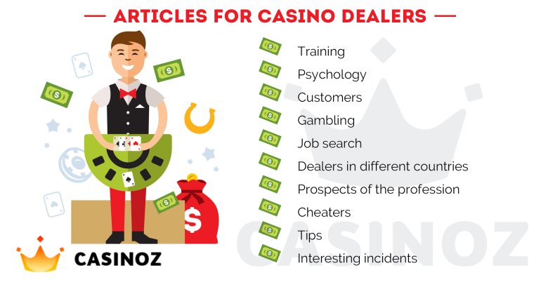 Articles for casino dealers Content for casino dealers