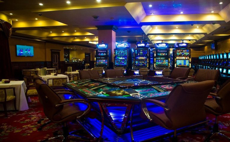 Sala da gioco del casinò Flamingo in Kazakistan