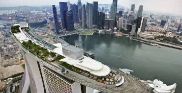 Marina Bay Sands: Vista dall'alto