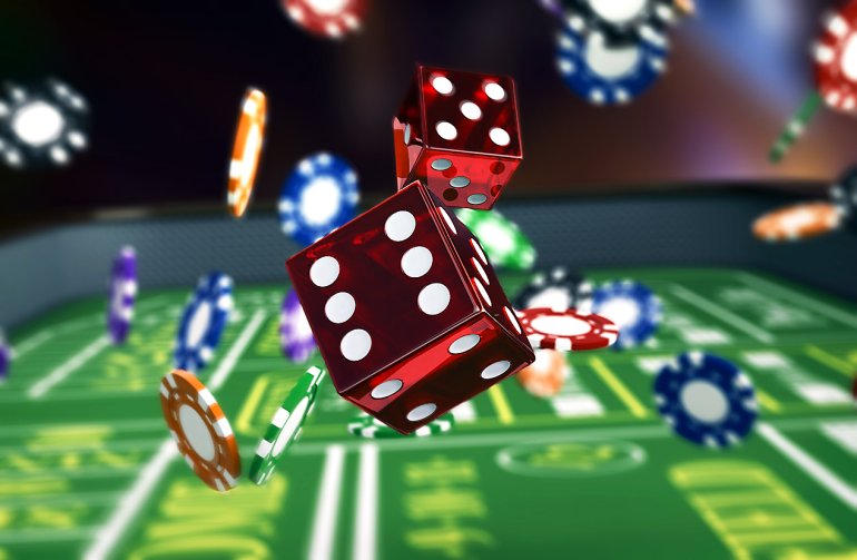 dadi e fiches per craps
