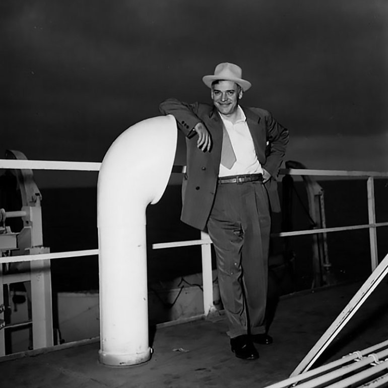 Tony Cornero a bordo della SS Lux