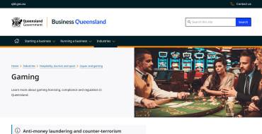 Queensland Office of Liquor and Gaming Regulation: Sito web del governo del Queensland