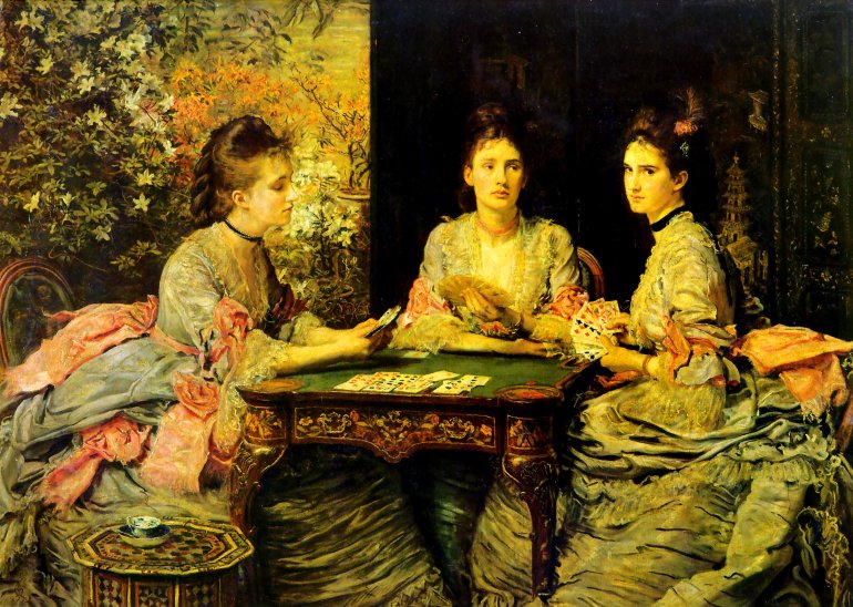 corte reale che gioca a poker