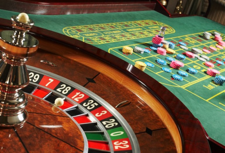 La roulette con il tavolo e le puntate