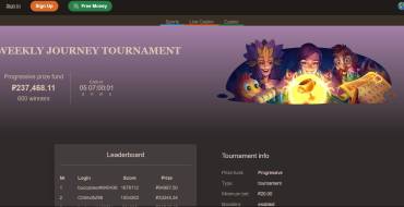 The "Weekly Journey" slot tournament: Il torneo di slot "Weekly Journey" di Joy
