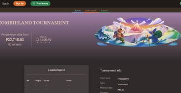 The "Zombieland Tournament" slot tournament: Torneo di Zombieland