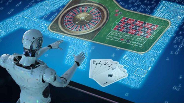Un robot che gioca alla roulette