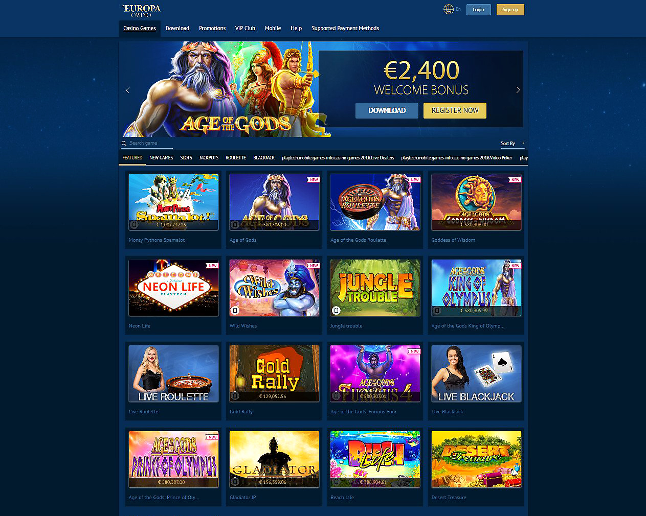 Browser-based online casinos Europe Browser Casino Europe - scegli il tuo gioco